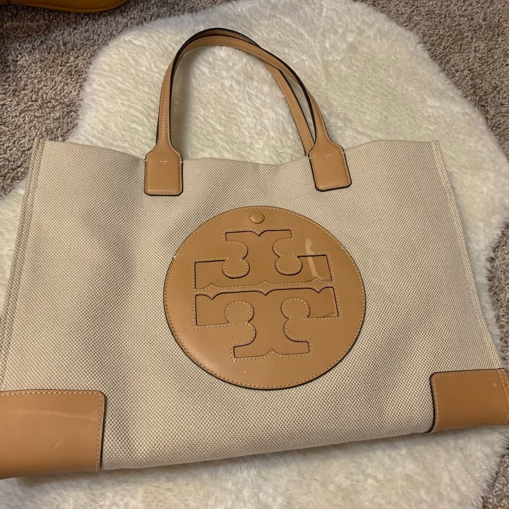 Tory burch canvas tote